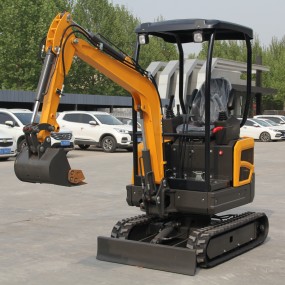 Mini Excavator Factory - CE Certified Diesel Engine Small Digger Crawler