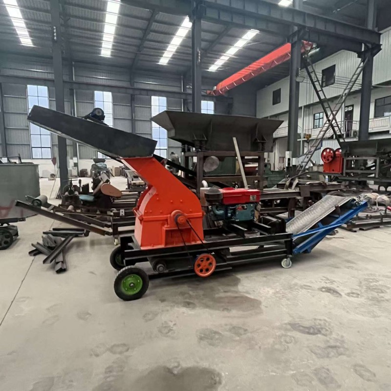 Mobile Crusher Factory - Top Quality 300x200 Hammer Crusher Belt Conveyor Sand