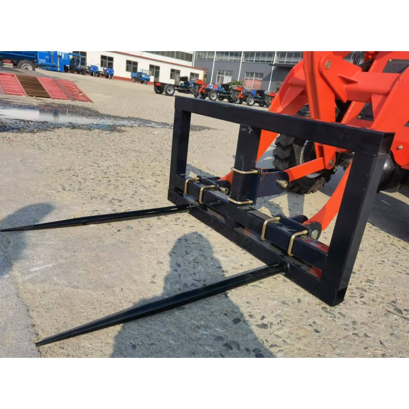 4WD Loader Factory - Four Wheel Drive Diesel Mini Loader Fork Attachments