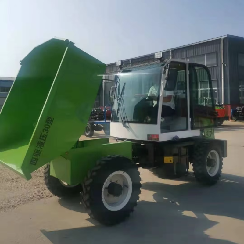 Mini Dumper Truck Supplier - Simple Roof Covered Reverse Gear Hydraulic Dumping