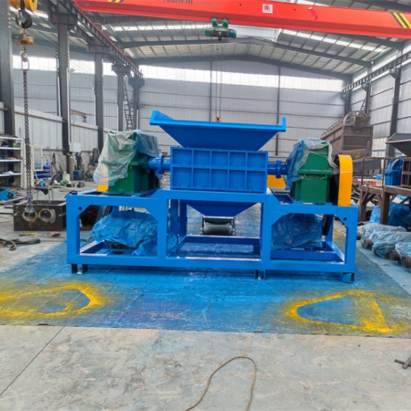 Tire Shredder Supplier - Super Powerful Heavy-duty Rubber Waste Scrap Tire