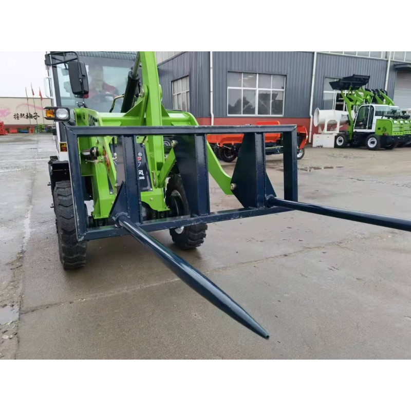 Mini Front Loader Supplier - 4WD Forklift Pallets Spikes Household Farming