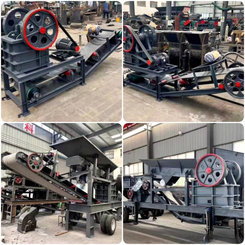 Sand Making Machine Supplier - Factory Price Mobile Jaw Hammer Crusher Mining