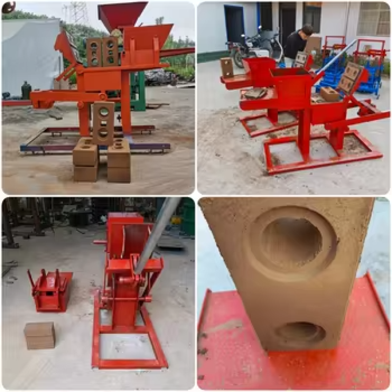 Clay Brick Moulding Equipment Manufacturer - Hand Made Manual Rural Area No Power