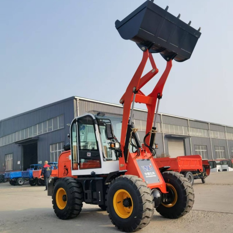 4WD Loader Factory - Four Wheel Drive Diesel Mini Loader Fork Attachments