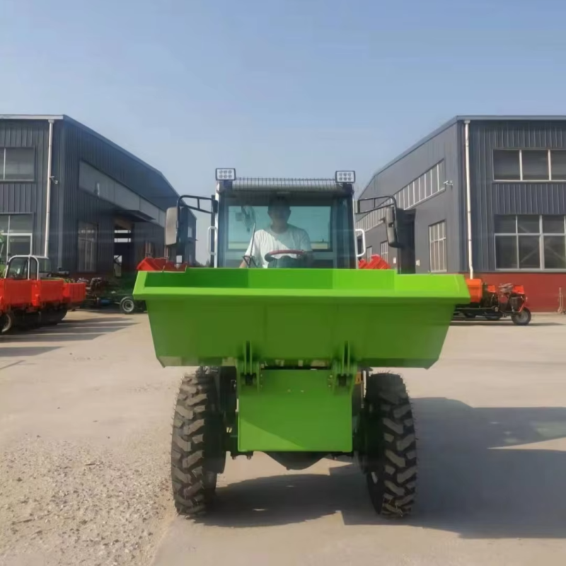 Mini Dumper Truck Supplier - Simple Roof Covered Reverse Gear Hydraulic Dumping
