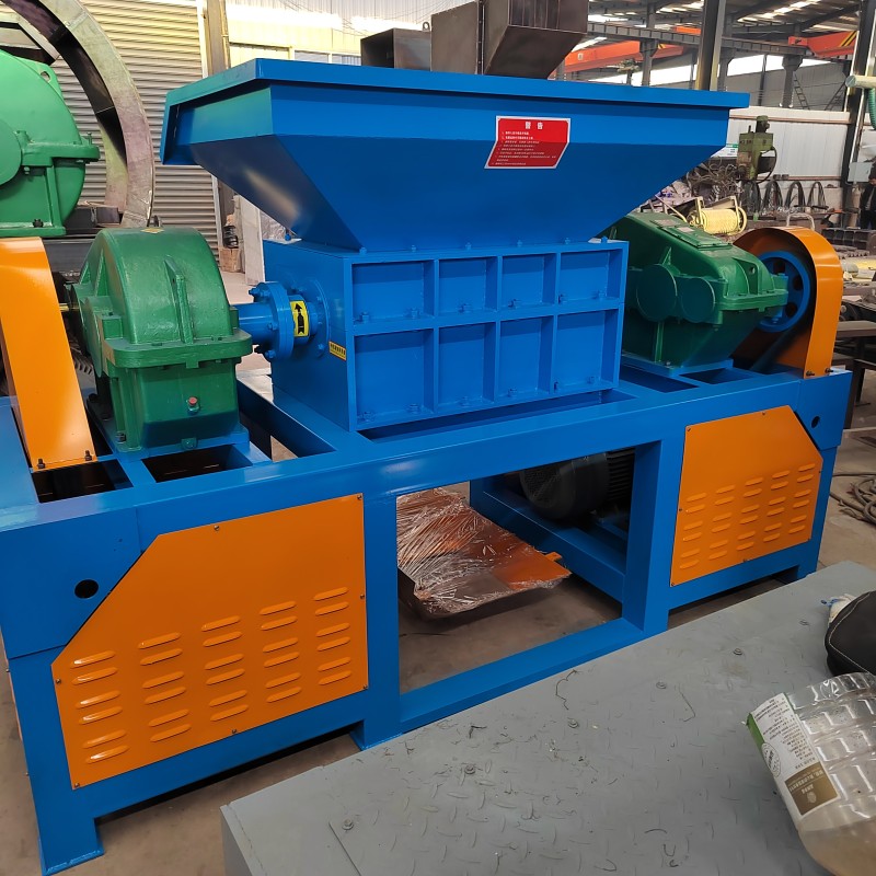 Shredder Machinery Factory - Powerful Double-roller Dual Motor Plastic Metal