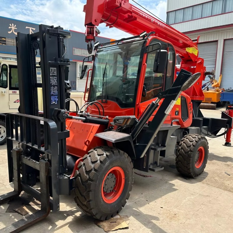 Forklift Crane Manufacturer - Brand New Diesel Heavy Duty CE EPA Approved