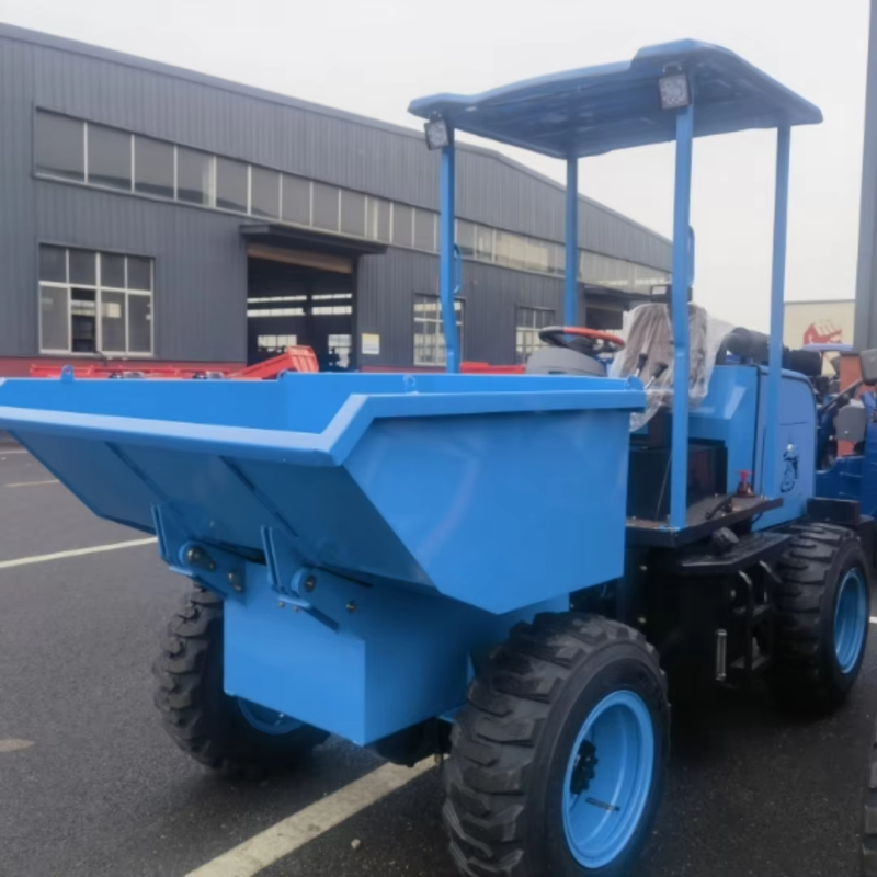 Mini Dumper Truck Supplier - Simple Roof Covered Reverse Gear Hydraulic Dumping