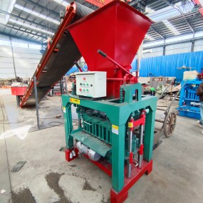 Cement Block Production Line Manufacturer - 4-35B Semi Automatic Ivory Coast