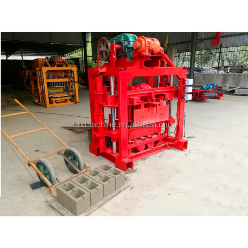 Concrete Block Machine Factory - QT4-40 Diesel Engine