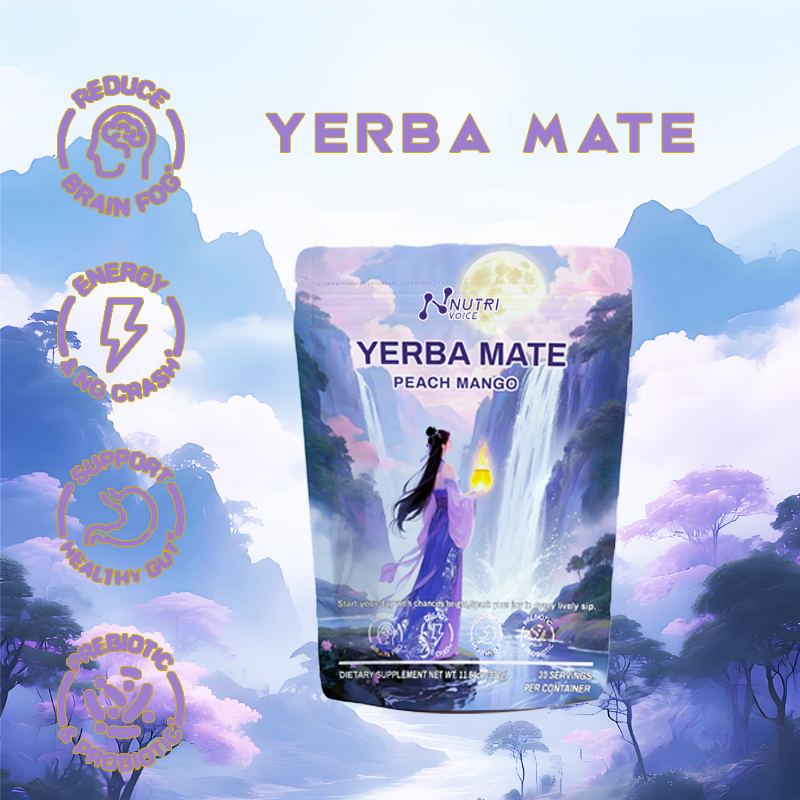 OEM Yerba Mate Powder Hot Sale for  Tea with Probiotics Gut Health Nootropics Drinks Supplements for Adults