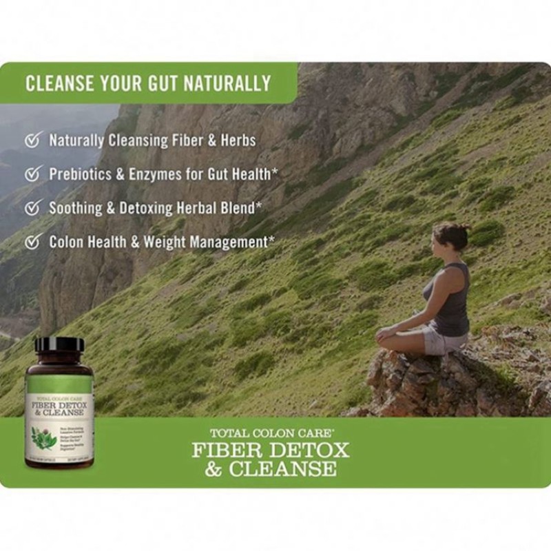 Wholesale Natural Fiber Colon Cleanse Capsules Adult Digestive Detox for Effective Digestion