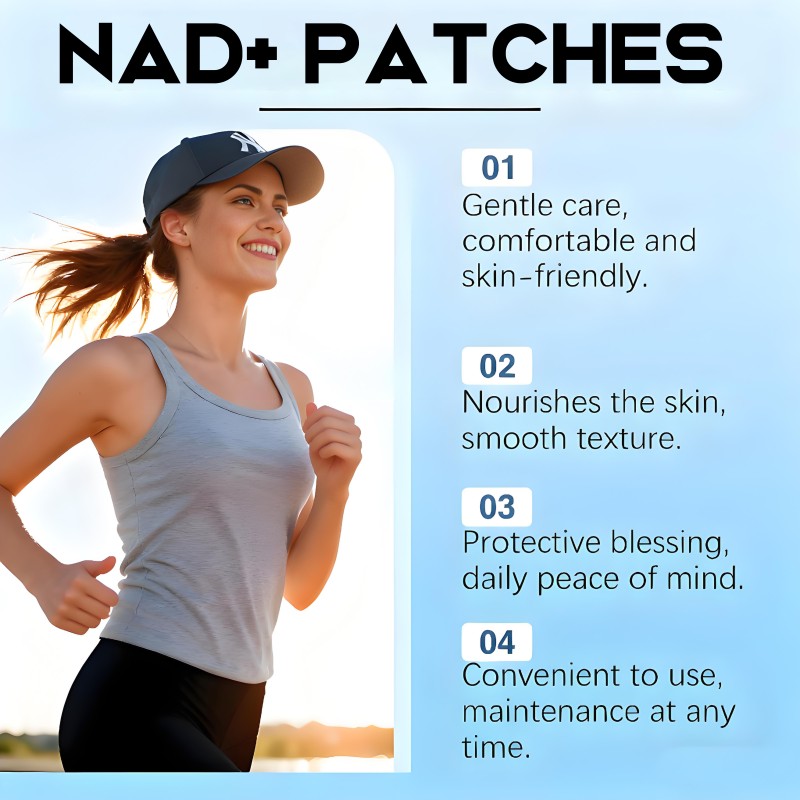 Nad+ Active Vitamin Plant Extract Body Patches with Gentle Soothing Effect Wild Cultivation Method Mouth Nasal Care Product
