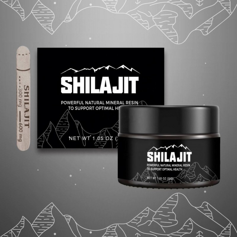 100% Shilajit Himalayan Organic Shilajit Resin Ayurvedic Blend in High Potency for Energy Strength & Immunity