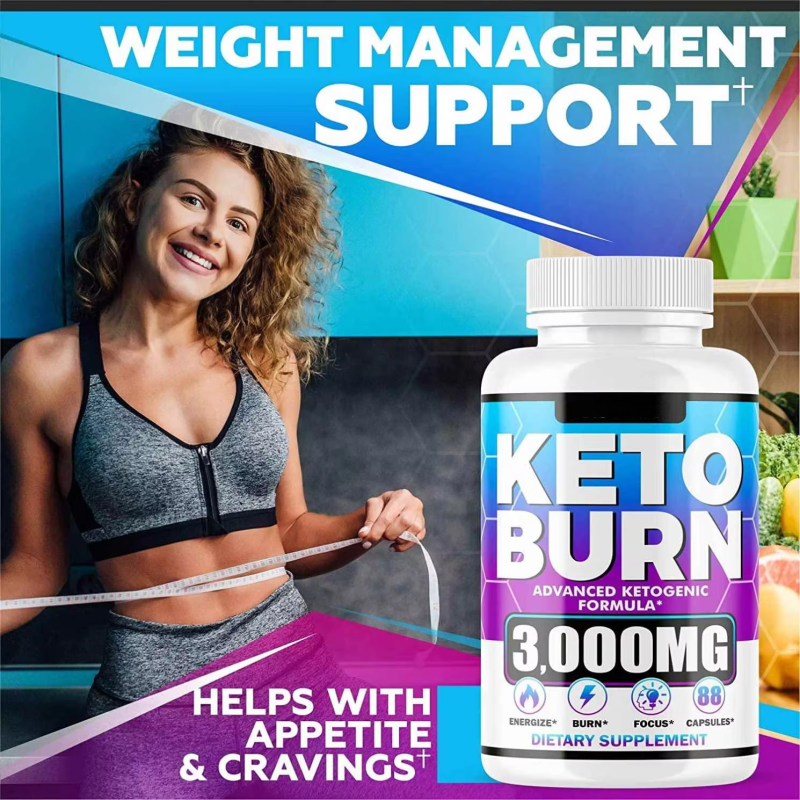 Keto Diet Pills Slimming BHB Supplement Support Metabolism Sis Capsules Lose Weight Genic Appetite Suppressant