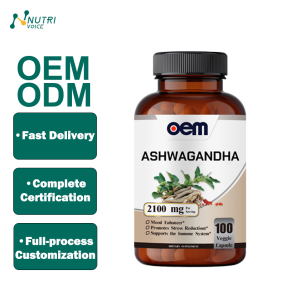 High Quality Ashwagandha Extract Capsules for Adults OEM Vitamin Supplements