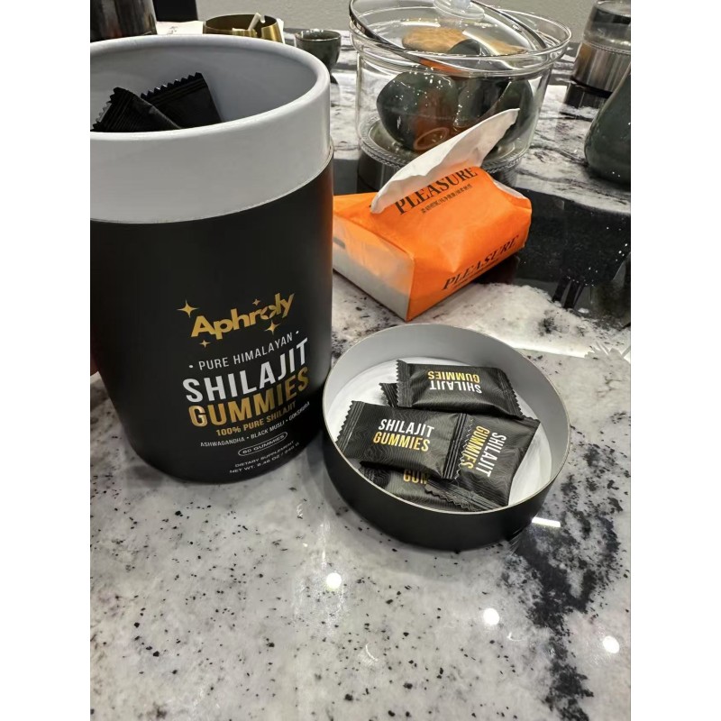 OEM Private Label High Potency Gold Grade Shilajit Resin Supplement Original Pure Himalayan Shilajit Gummies