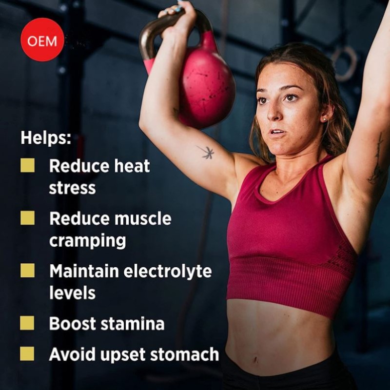 OEM Electrolyte-Rich Salt Pills for Adult Running & Endurance Exercise Sports Nutrition Capsules & Tablets Supplement