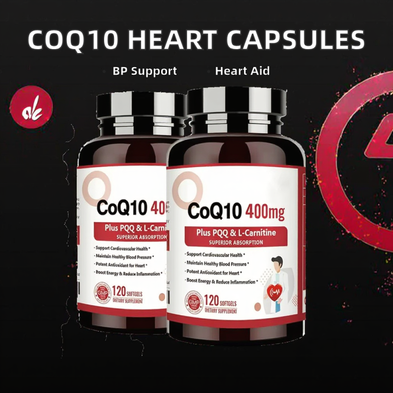 OEM/ODM High Quality Coenzyme CoQ10 Softgel Capsules Heart Health & Anti-Fatigue Supplement Not for Pregnant Women
