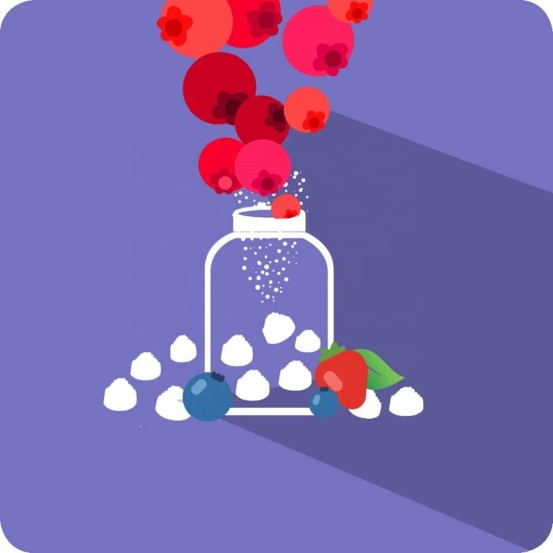 Private Label Cranberry Gummies for Women Help Cleanse and Protect 60 Counts