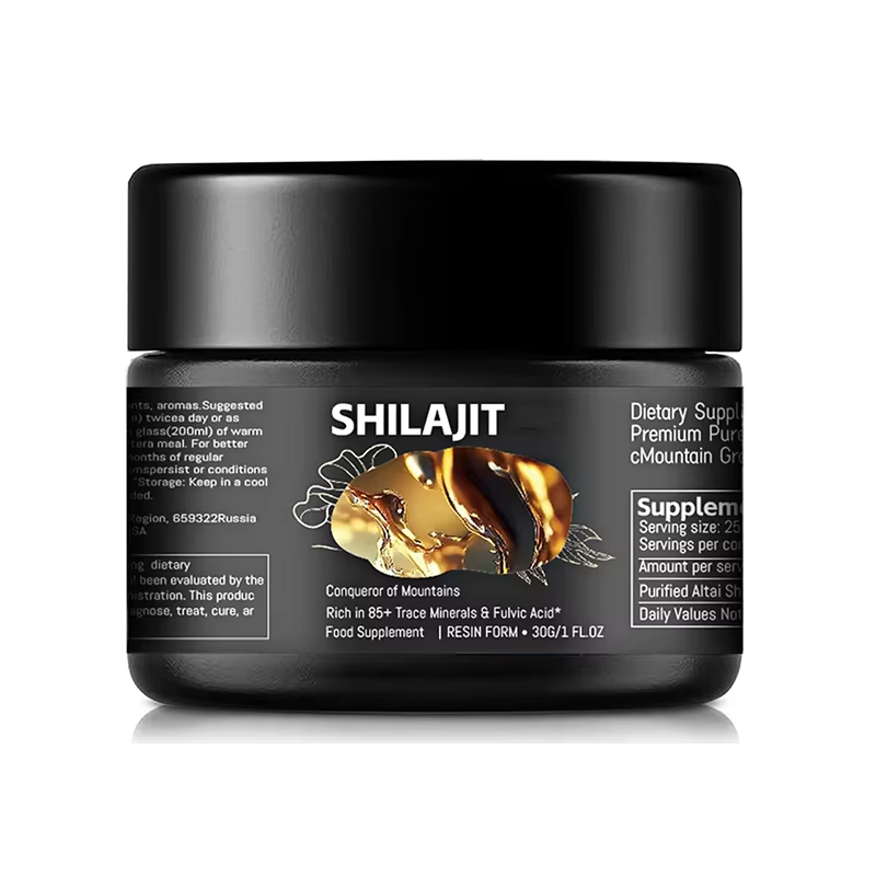 100% Natural Himalayan Shilajit Resin Ointment Jam OEM Herbal Supplement for Adults Improves Energy Heart Blood Pregnant Women