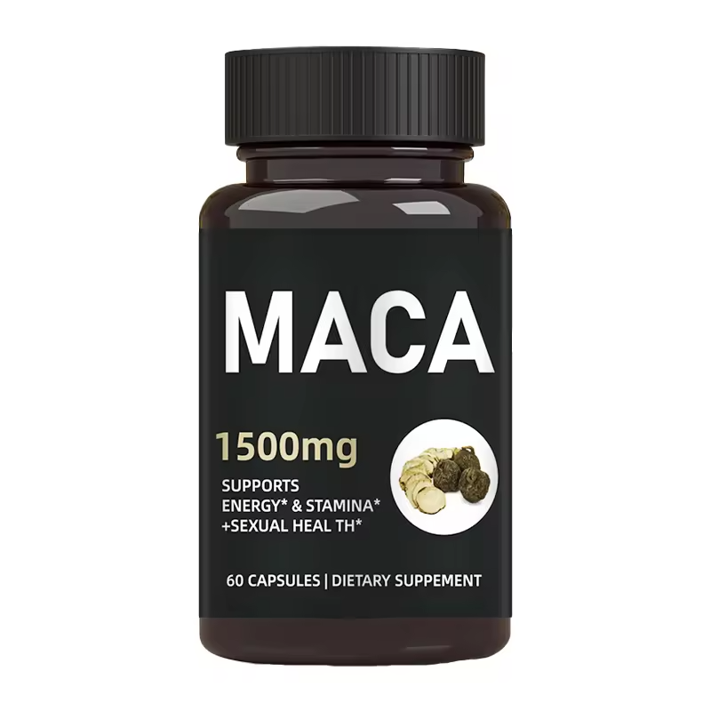Maca Oyster Herbal Supplement Tablets Pills Capsules for Immune Health & Sports Fitness Strength Enhancement for Adults