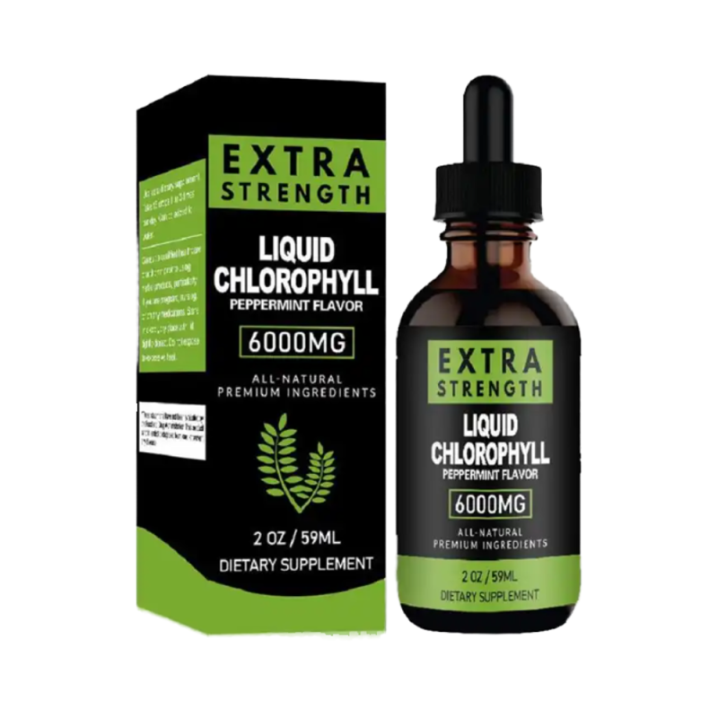 OEM High Quality Chlorophyll Drops 70ml 60ml 2ml Oral Liquid Detox Herbal Supplements Adults Children Natural Beauty Products