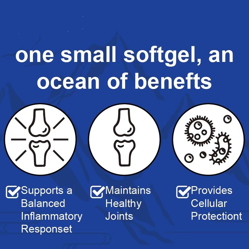 OEM Skin Healthy Omega-3 EPA/DHA Softgels for Men New Design Dosage in Softgel Capsule