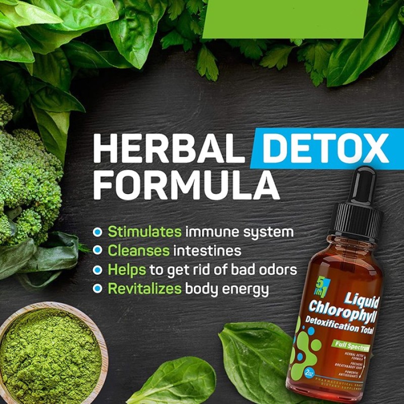 OEM Organic 60ml Chlorophyll Liquid Drops Vegan Energy Supplement Natural Deodorant Immune Support Peppermint Flavor for Adults