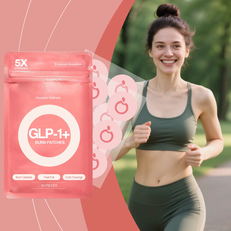 GLP-1 Topical Supplement Patches Waterproof Body and Mouth Nasal Patches for Hunger and Metabolic Support