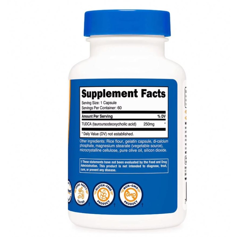 Private Label Liver Cleanse Tudca Supplement TUDCA 500mg Capsules Support Health Aid Detox and