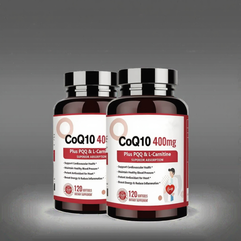 OEM/ODM High Quality Coenzyme CoQ10 Softgel Capsules Heart Health & Anti-Fatigue Supplement Not for Pregnant Women
