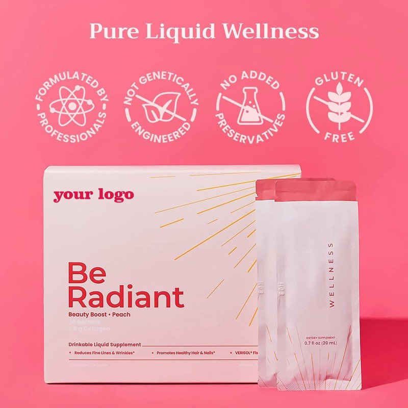 OEM Private Label Collagen and Gelly Drink Supplement Beauty Skin Oral for Adults and Pregnant Women