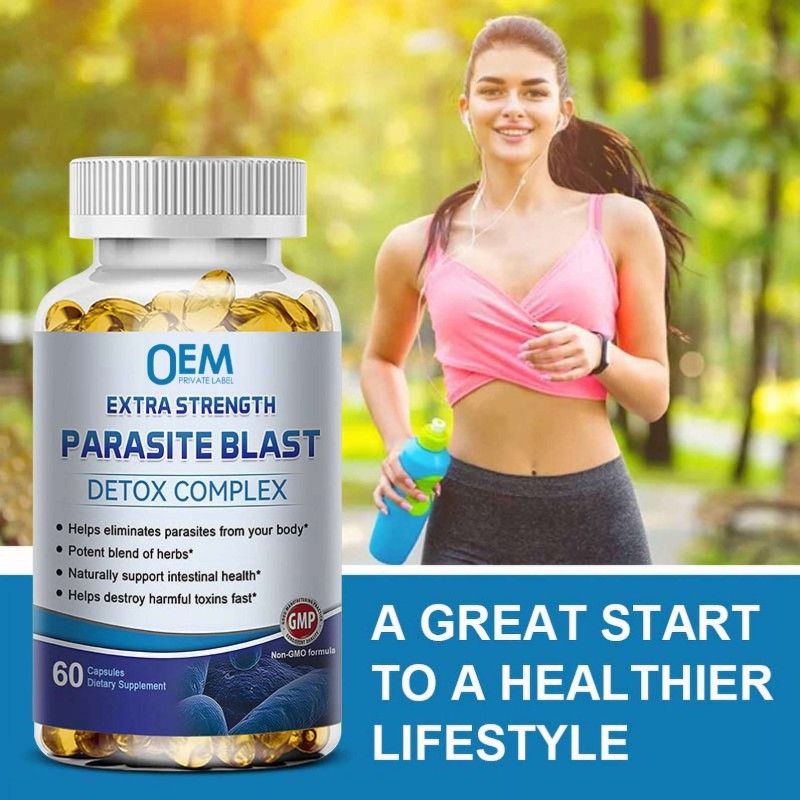 OEM Colon Cleansing and Detox Softgel Capsules Cleanse Gut Pills Supplement Supports Intestinal Health