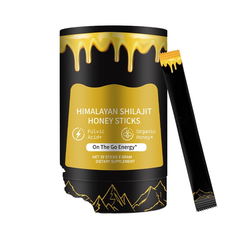 OEM Pure Himalayan Shilajit Resin Sachet Organic Honey Shilajit Honey Sticks Hot Sale Supplement for Pregnant Women Healthcare