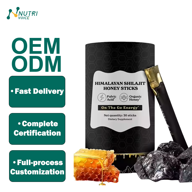 OEM Pure Himalayan Shilajit Resin Sachet Organic Honey Shilajit Honey Sticks Hot Sale Supplement for Pregnant Women Healthcare