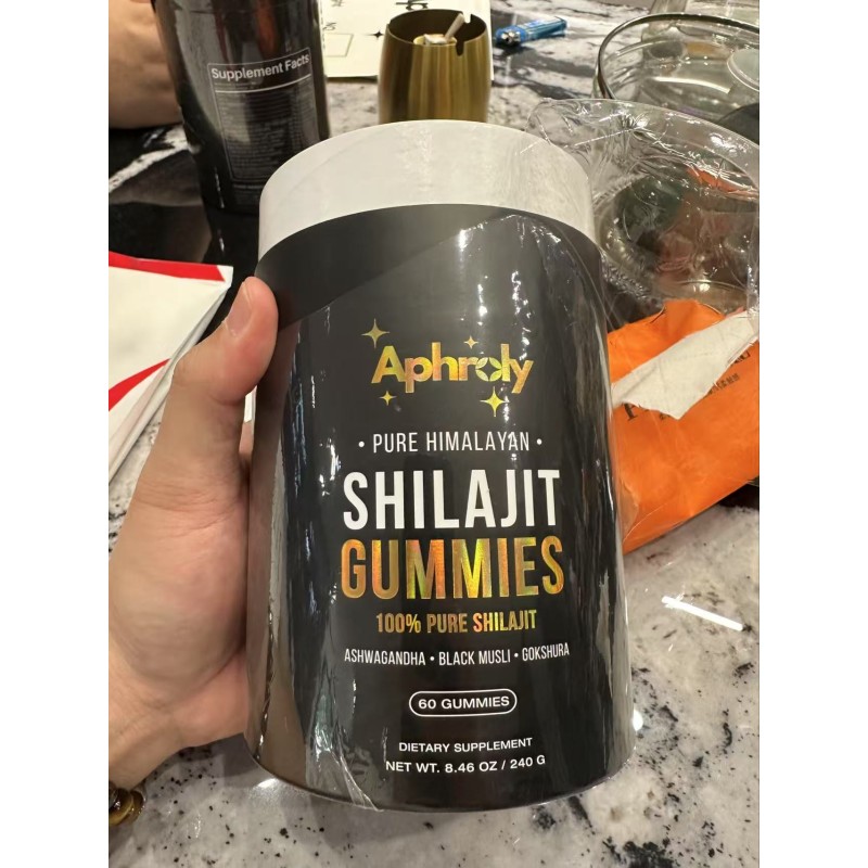 OEM Private Label High Potency Gold Grade Shilajit Resin Supplement Original Pure Himalayan Shilajit Gummies