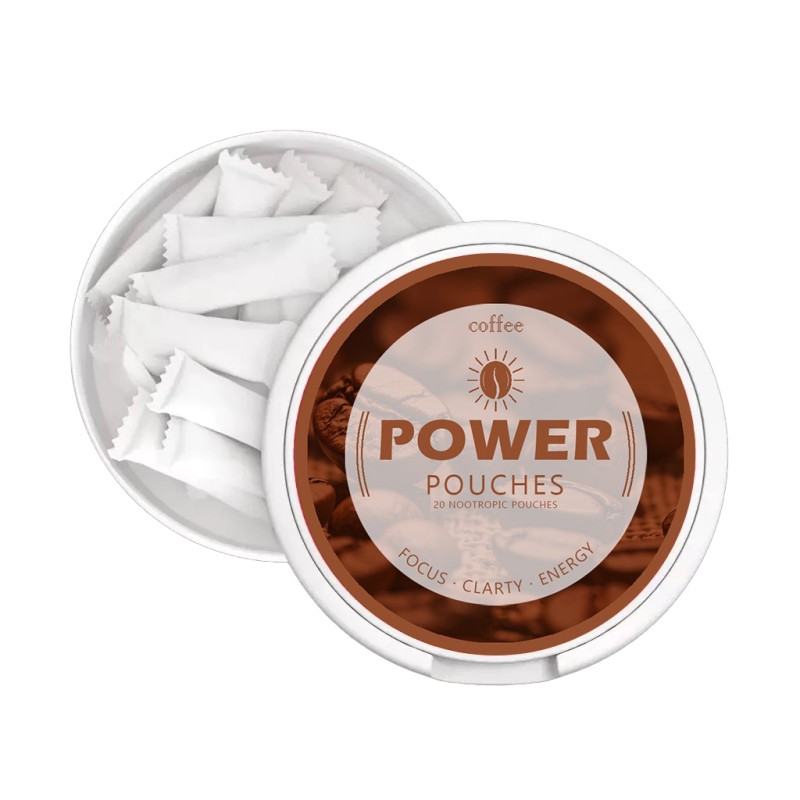 OEM Nootropic Pouches New Healthcare Supplement for Boosting Energy and Focus Containing Caffeine and L-Theanine