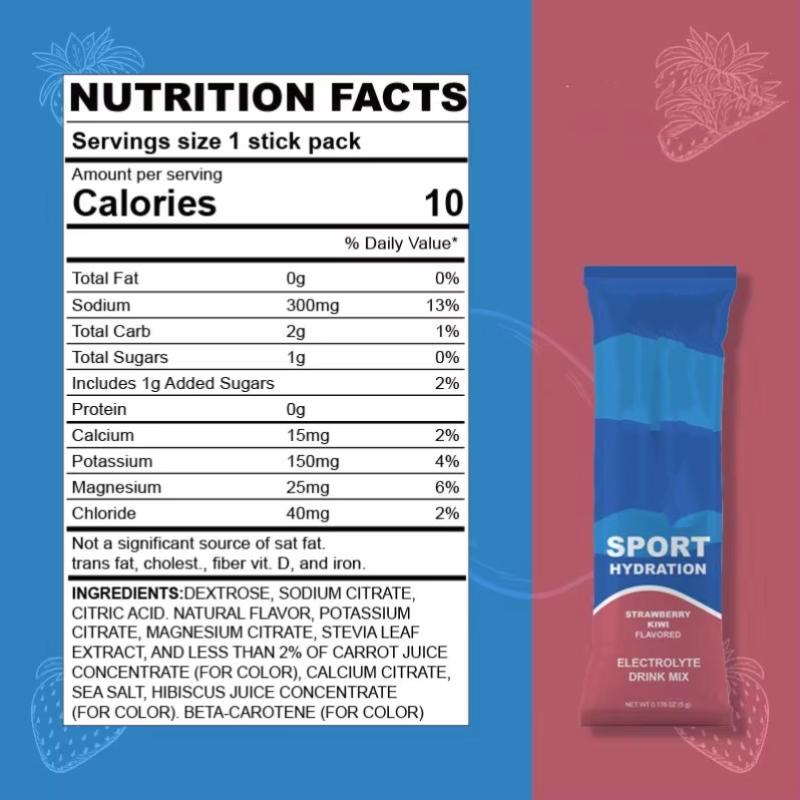 Private Label KETO Potassium Electrolytes Powder Hang Relief Sport Supplements Provides Energy Aids Avoiding Minerals