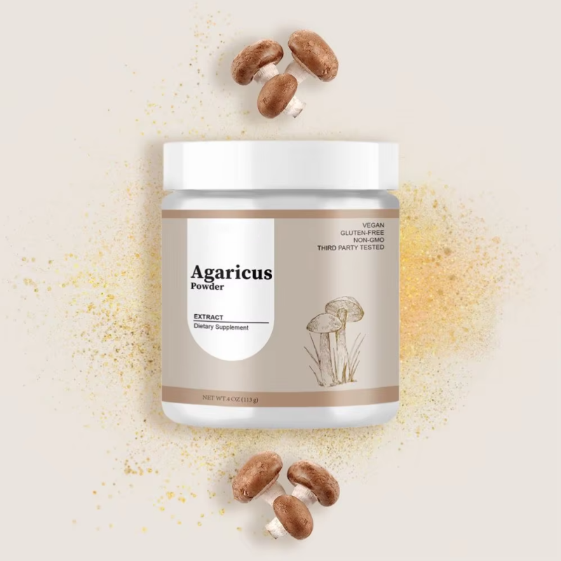 Nutrient Dense Goodness Agaricus Powder with Blazei Murrill Fruiting Body Extract Immune Support Collagen for Adults