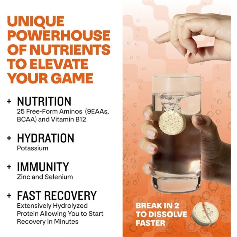 OEM ODM Wholesale Workout Recovery Hydration Packets Bulk Energy Drink Mix Electrolytes Tablets Collagen Supplement for Adults