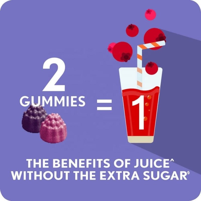 Private Label Cranberry Gummies for Women Help Cleanse and Protect 60 Counts