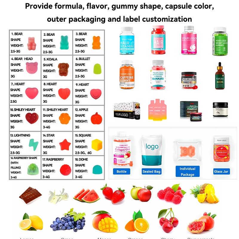 New Arrival OEM Private Label Vegan Enhance Digestion Prebiotics Gummy Female Skin Care and Vagina Probiotics Gummies for Women