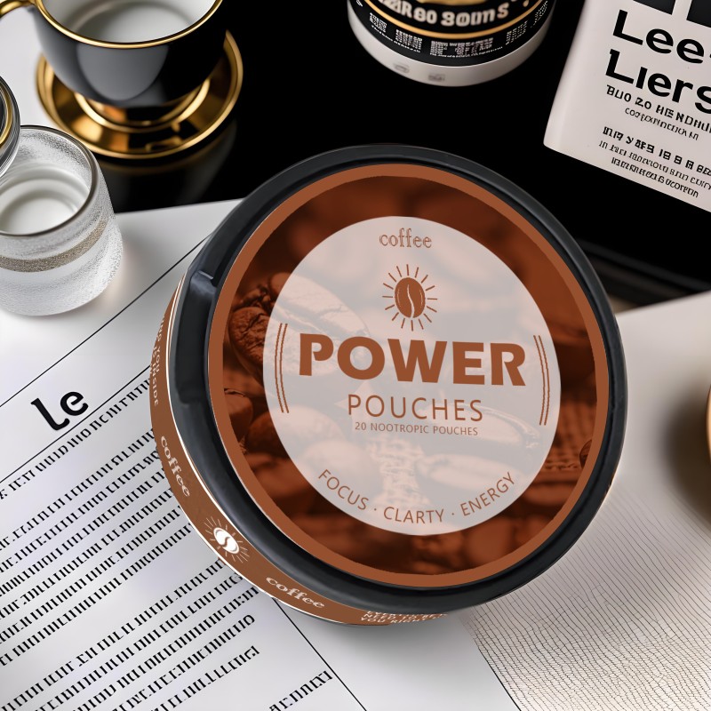 OEM Nootropic Pouches New Healthcare Supplement for Boosting Energy and Focus Containing Caffeine and L-Theanine