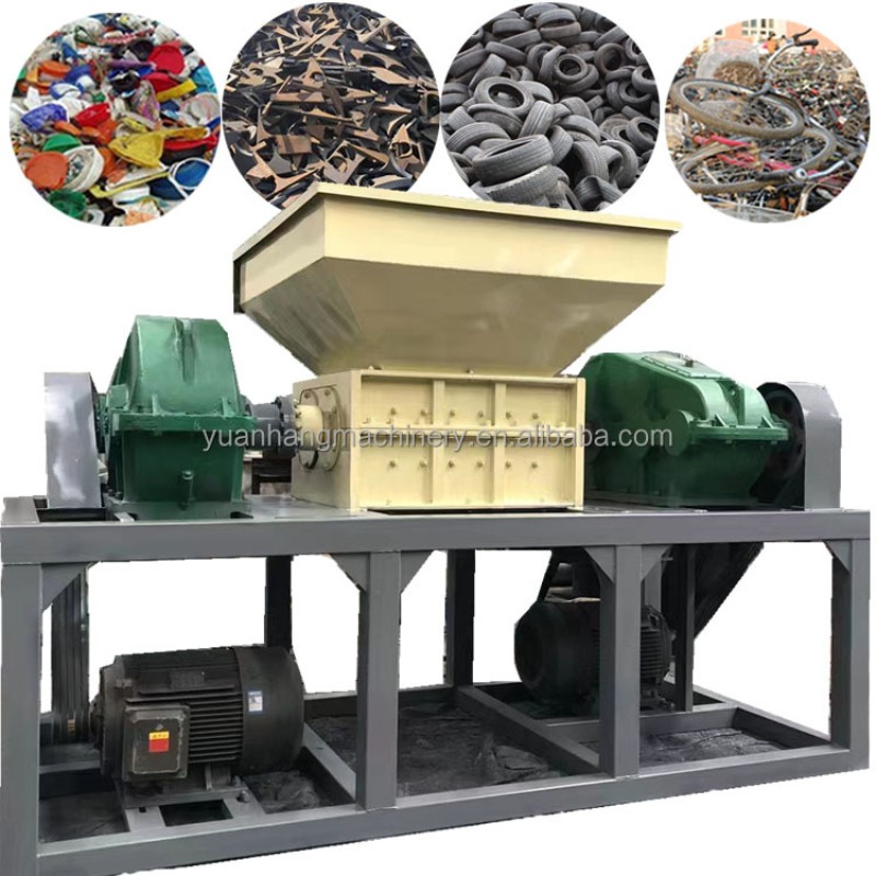 Double Shaft Shredder Manufacturer - Low Price Foam Plastic Bottle Shredder Cardboard