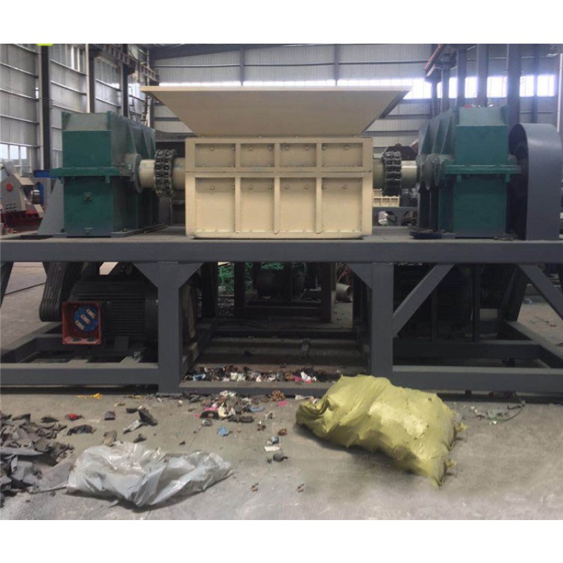 Double Shaft Shredder Manufacturer - Double Twin Shaft Tyre Coconut Waste