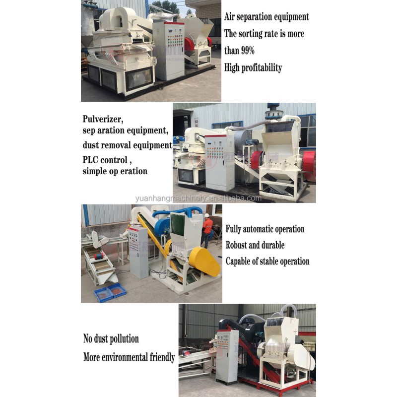 Scrap Crusher Factory - Mini Scrap Copper Crusher Recycling Automatic Cable