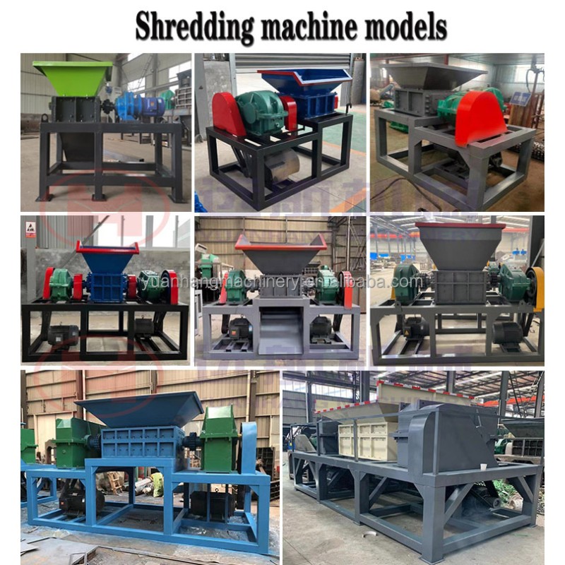Double Shaft Shredder Manufacturer - Low Price Foam Plastic Bottle Shredder Cardboard