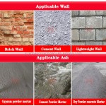 Wall plastering rendering machine